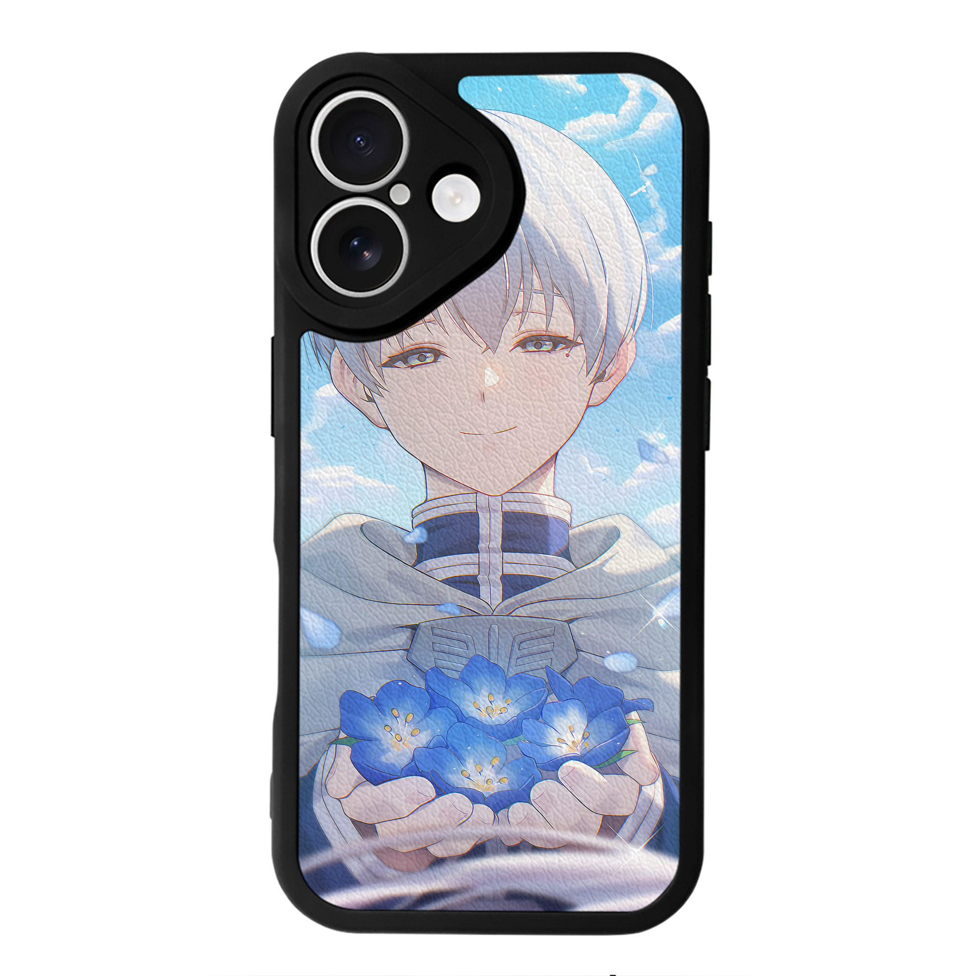 （画像用） 葬送のフリーレン Frieren 【iPhone 16シリーズ対応】シリコンスマホケース（レザー調） 材質：シリコン